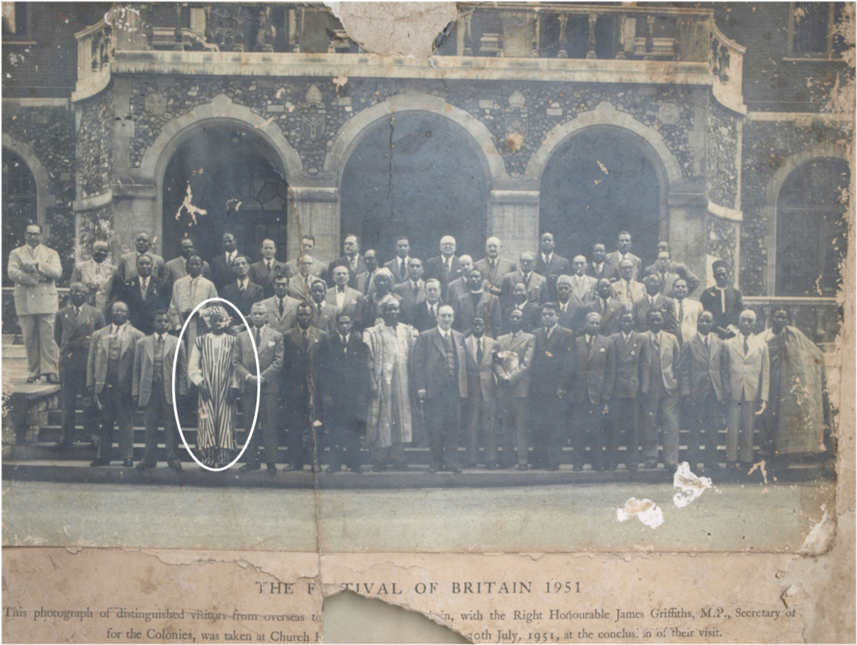 PC Lalugba in Britain 1951